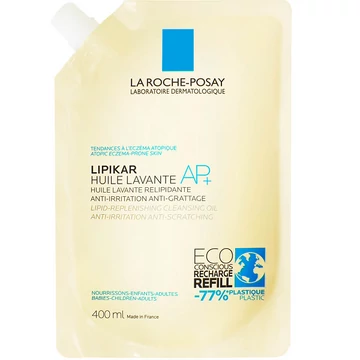 La Roche-Posay Lipikar Tusfürdő Olaj AP+ újratöltő 400ml