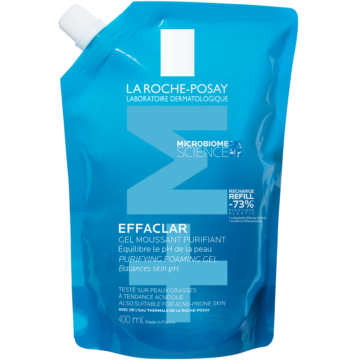 La Roche-Posay Effaclar habzó arctisztító gél utántöltő 400 ml