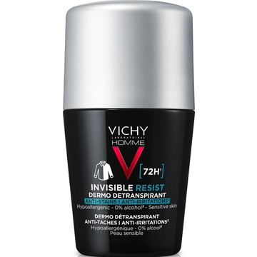 Vichy Dezodor Invisible Resist antiperspirant foltok és irritáció ellen férfiaknak 50ml