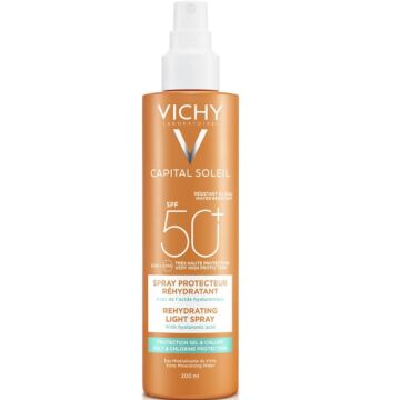 Vichy Capital Soleil Beach Protect Hidratáló napvédő spray extra védelemmel a só és klór hatásai ellen SPF50+ 200ml