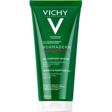 Vichy Normaderm Phytosolution intenzív tisztító gél aknéra hajlamos bőrre 200ml