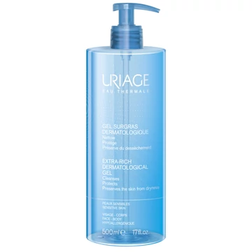 Uriage GEL SURGRAS DERMATOLOGIQUE tusfürdő gél száraz bőrre 500ml