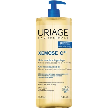 Uriage XÉMOSE C8+ Olajtusfürdő száraz bőrre 1L