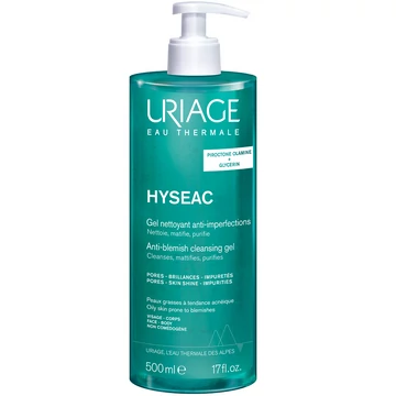 Uriage HYSÉAC Habzó tisztitó gél zsíros bőrre 500 ml