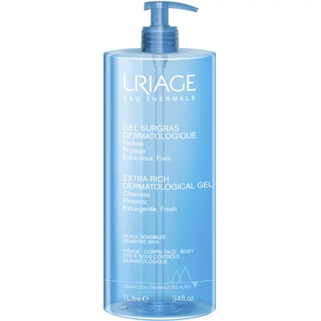 Uriage SURGRAS LIQUIDE DERMATOLOGIQUE tusfürdő gél száraz bőrre 1 L