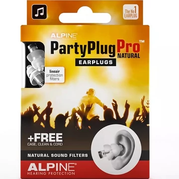 Alpine PartyPlug Pro Natural füldugó a zene szerelmeseinek