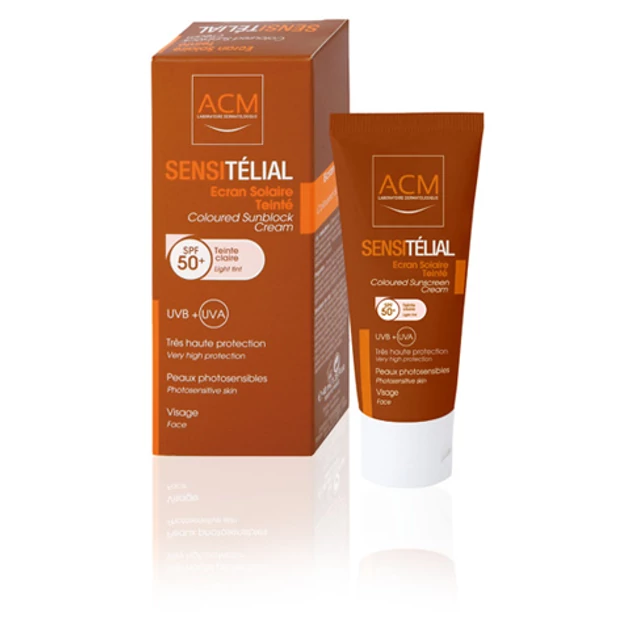 ACM Sensitelial fényvédő krém SPF 50+ 40ml világos árnyalat