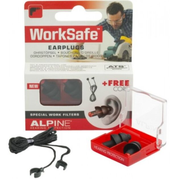 Alpine Work Safe füldugó munkához, ház körüli teendőkhöz
