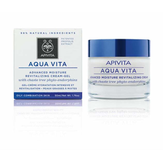 APIVITA AQUA VITA Hidratáló arckrém zsíros/kombinált bőrre 50 ml