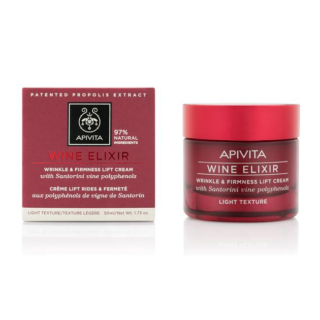 APIVITA WINE ELIXIR - Ránctalanító arckrém LIGHT 50 ml
