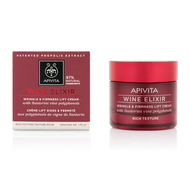 APIVITA WINE ELIXIR - Ránctalanító arckrém RICH 50 ml