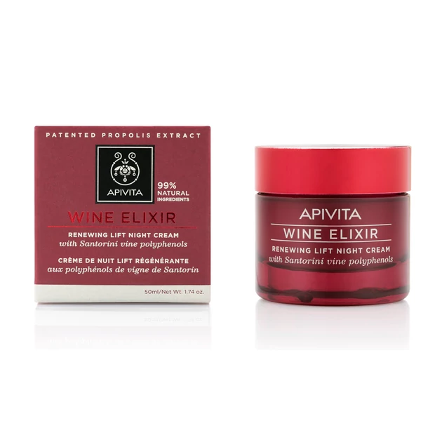 APIVITA WINE ELIXIR - Ránctalanító éjszakai krém 50 ml