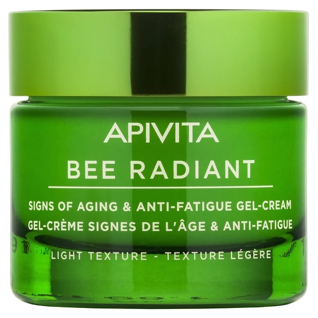 APIVITA BEE RADIANT Bőröregedés és fáradtság jelei elleni gél-krém LIGHT 50 ml