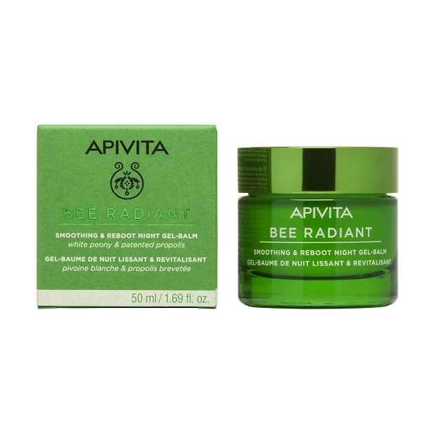 APIVITA BEE RADIANT Bőrmegújító és méregtelenítő éjszakai gél-balzsam 50ml