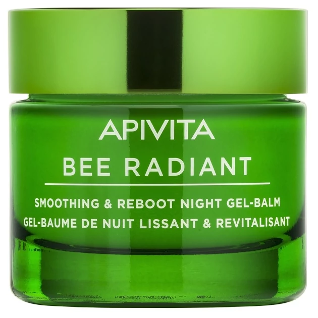 APIVITA BEE RADIANT Bőrmegújító és méregtelenítő éjszakai gél-balzsam 50ml