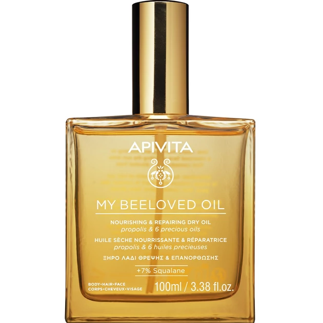 APIVITA My Beeloved Multifunkciós Száraz Olaj Arcra, Testre, Hajra 100ml