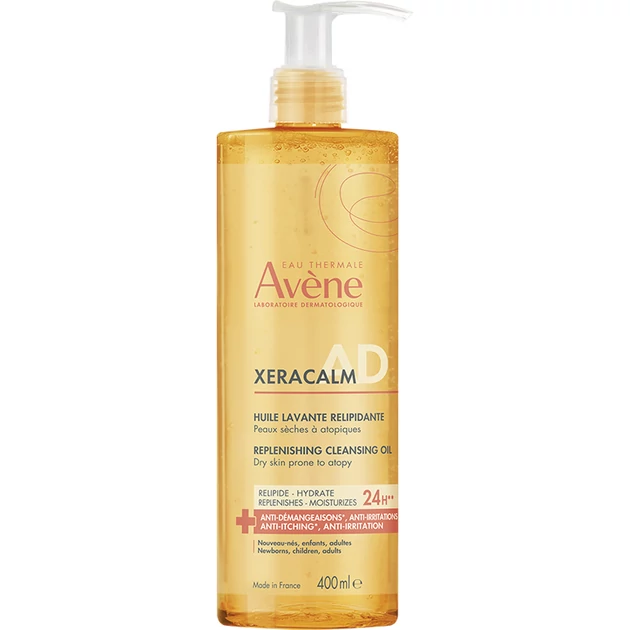 AVÉNE XERACALM AD Lipidpótló Tusfürdő Olaj 400ML 