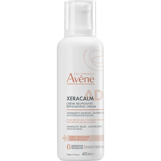 AVÉNE XERACALM AD Lipidpótló Regeneráló Krém  400ML 