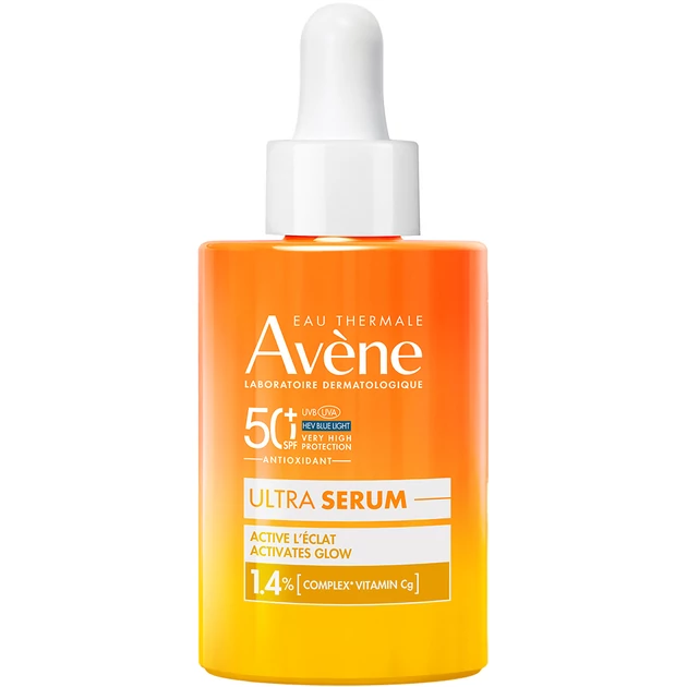 AVÉNE SUNCARE ULTRA SERUM Fényvédő Ragyogásfokozó Szérum SPF50+   30ML 