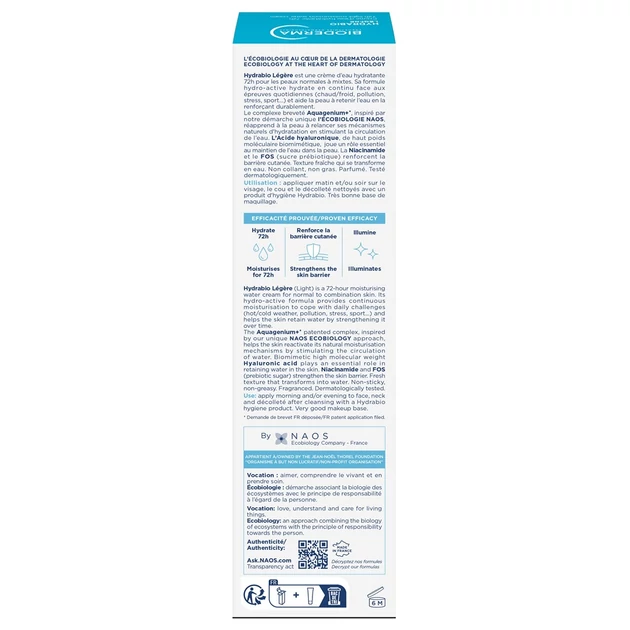 Bioderma Hydrabio Gél-Krém 40ml
