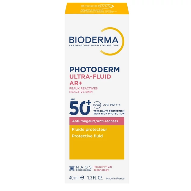 Bioderma Photoderm AR+ Ultra-fluid fényvédő rosaceás bőrre SPF50+ 40ml