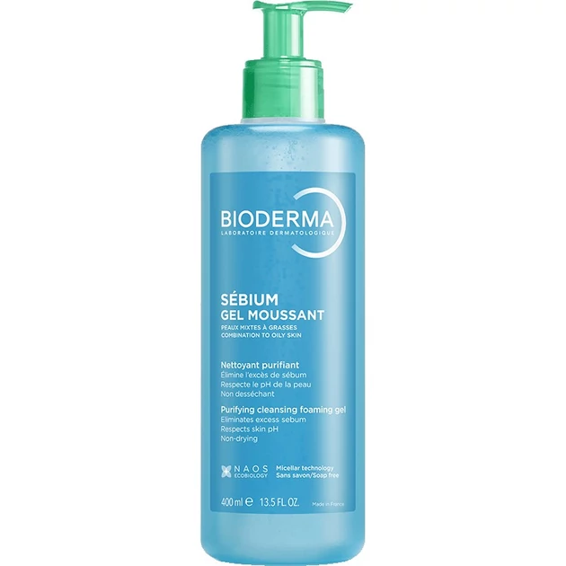 Bioderma Sébium Moussant habzó gél 400ml