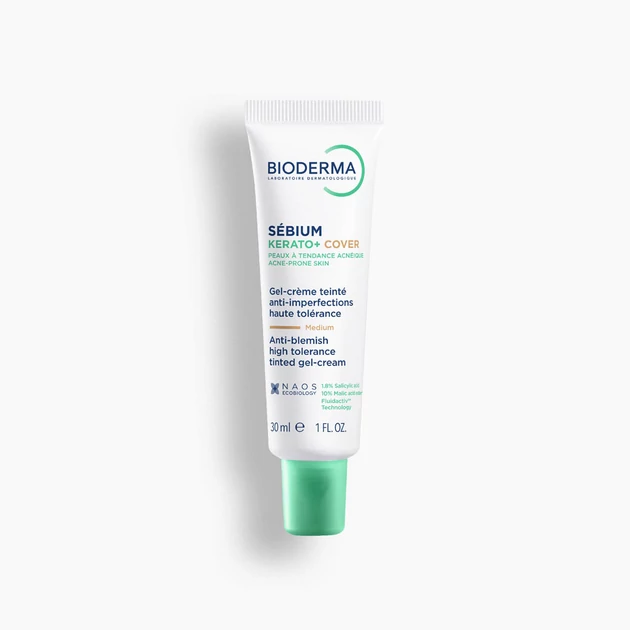 Bioderma Sébium Kerato+ Cover színezett krém 30ml