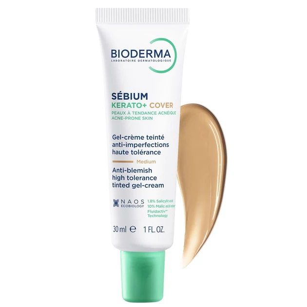 Bioderma Sébium Kerato+ Cover színezett krém 30ml