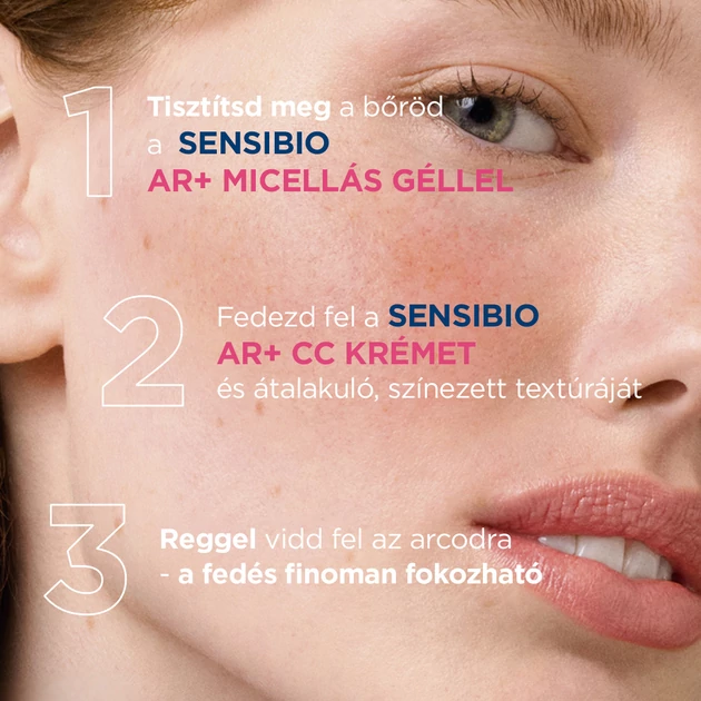 Bioderma Sensibio AR+ CC krém SPF50+ 40ml