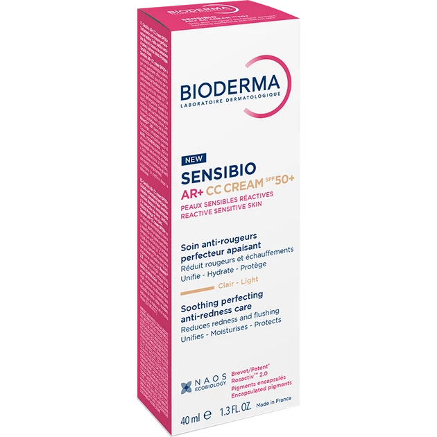 Bioderma Sensibio AR+ CC krém SPF50+ 40ml