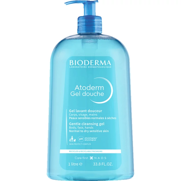 Bioderma Atoderm Tusfürdő újratölthető 1L
