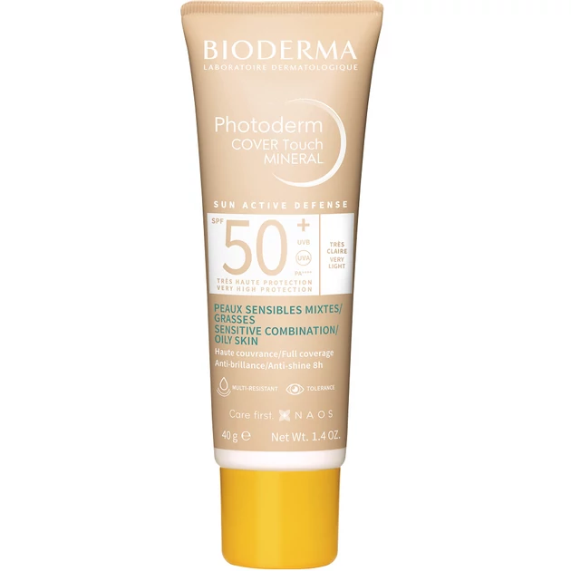 Bioderma Photoderm COVER Touch MINERAL SPF50+ very light (nagyon világos) 40g