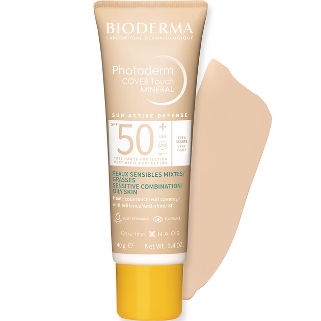 Bioderma Photoderm COVER Touch MINERAL SPF50+ very light (nagyon világos) 40g