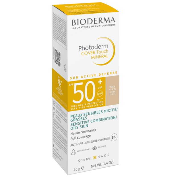 Bioderma Photoderm COVER Touch MINERAL SPF50+ very light (nagyon világos) 40g