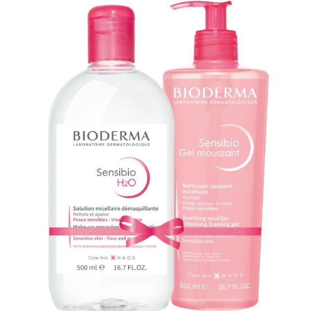 Bioderma Sensibio Dupla Tisztítás csomag érzékeny bőrre