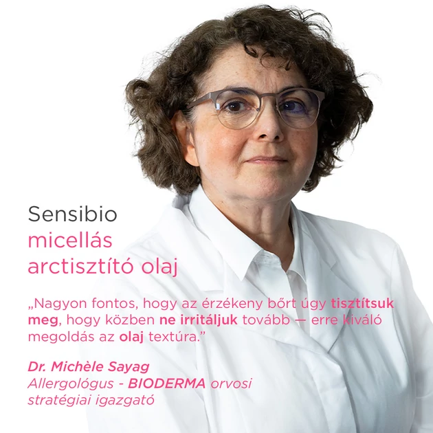 Bioderma Sensibio micellás arctisztító olaj 150ml
