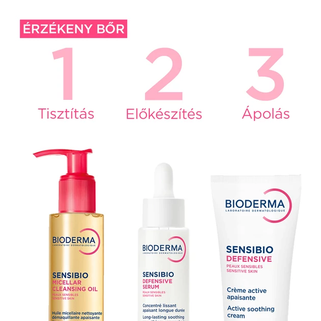 Bioderma Sensibio micellás arctisztító olaj 150ml