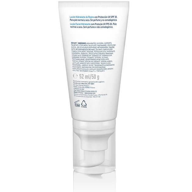 CeraVe Hidratáló arckrém SPF30 52ml
