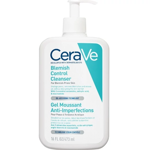 CeraVe Pattanások elleni tisztító gél 473ml