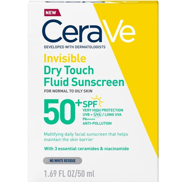 CeraVe Mattító fényvédő fluid SPF50 normál-zsíros bőrre 50ml