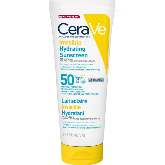 CeraVe Hidratáló fényvédő arcra és testre SPF50 75ml