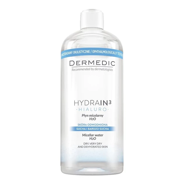 Dermedic Hydrain³ Micellás víz H²O 500ml