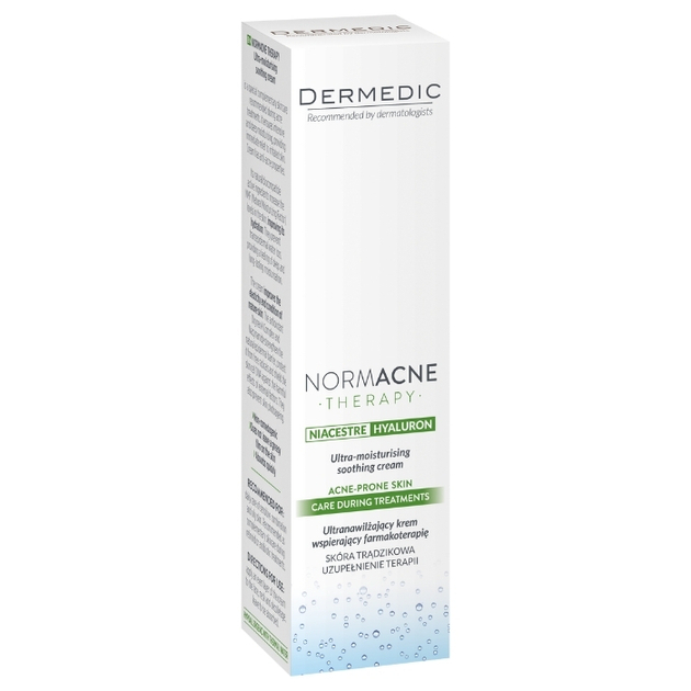 Dermedic NORMACNE Hidratáló és szabályozó krém érzékeny, felnőttkori aknés bőrre 40ml