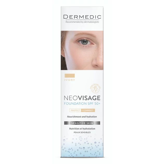 Dermedic Neovisage Tápláló és hidratáló alapozó krém SPF 50+ ELEFÁNTCSONT 30ml