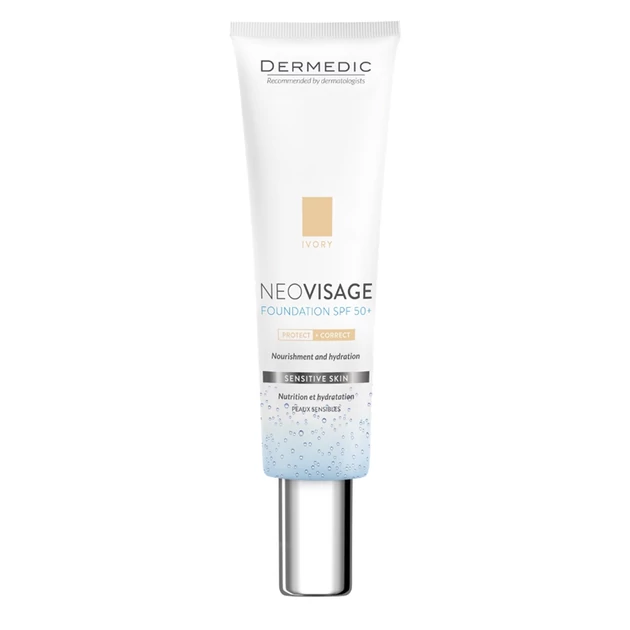 Dermedic Neovisage Tápláló és hidratáló alapozó krém SPF 50+ ELEFÁNTCSONT 30ml
