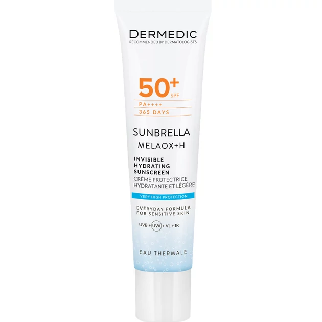 Dermedic Sunbrella INVISIBLE Hidratáló fényvédő SPF50+ 40ml