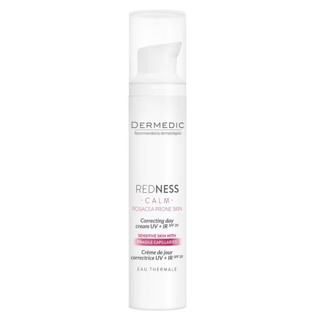 Dermedic Redness Bőrpírt korrigáló nappali krém SPF 20 + IR 40g