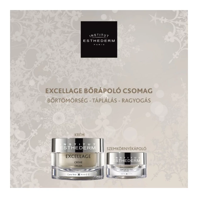 Institut Esthederm Excellage Bőrtömörséget fokozó Karácsonyi csomag