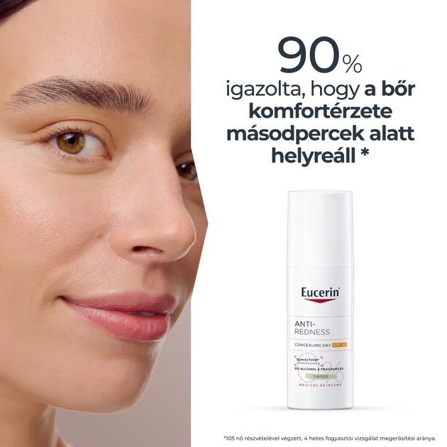 Eucerin Anti-Redness Bőrpír elleni színezett nappali arcápoló SPF25 50ml