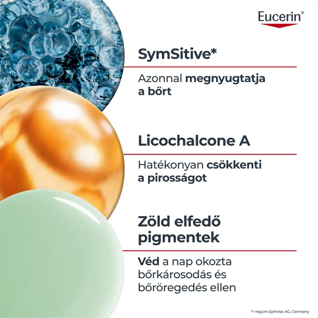 Eucerin Anti-Redness Bőrpír elleni színezett nappali arcápoló SPF25 50ml